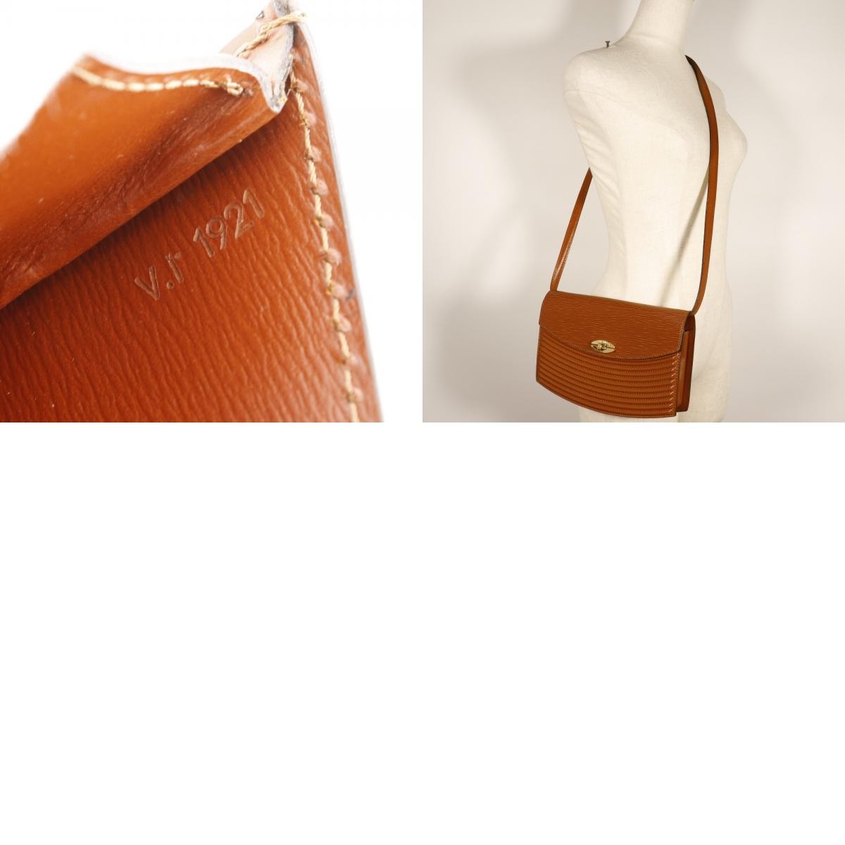 Louis Vuitton Prebourg Shoulder Bag Brown Leather Good condition - Box View