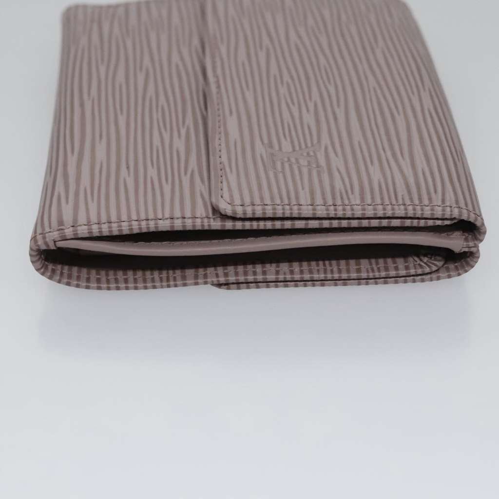 Louis Vuitton Elise Wallet Purple Leather Good condition - Inside View