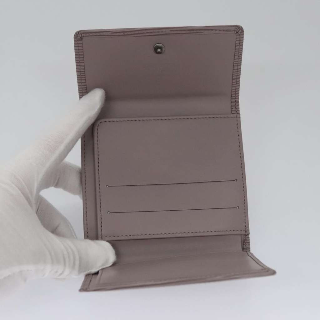 Louis Vuitton Elise Wallet Purple Leather Good condition - Box View