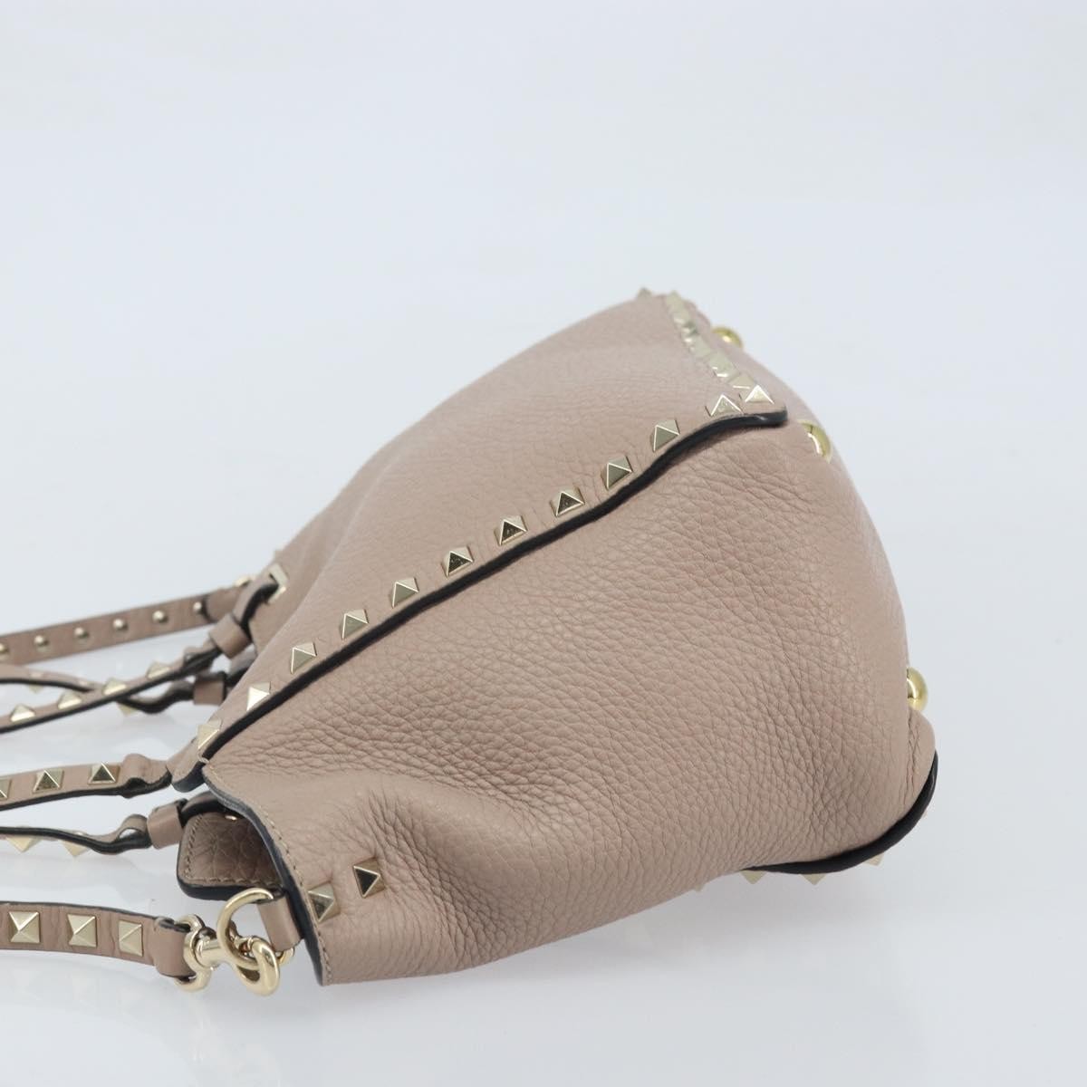 Valentino Garavani Rockstud Tote Pink Leather Good condition - Model View