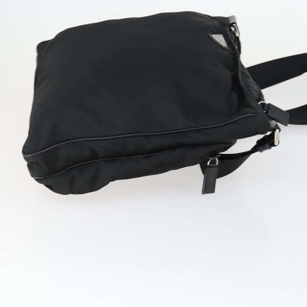 Prada Double Pocket Zip Messenger Black Fair condition - Inside View