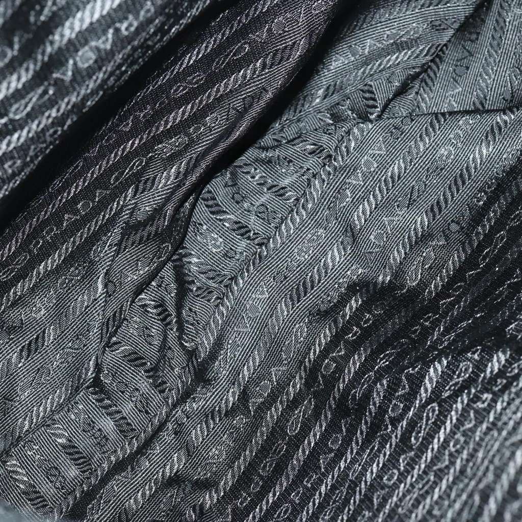 Prada Double Pocket Zip Messenger Black Fair condition - Box View