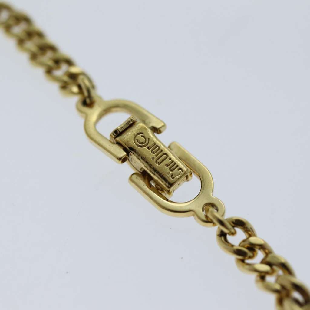 Christian Dior CD Logo Bracelet Gold Metal Good condition - Model View