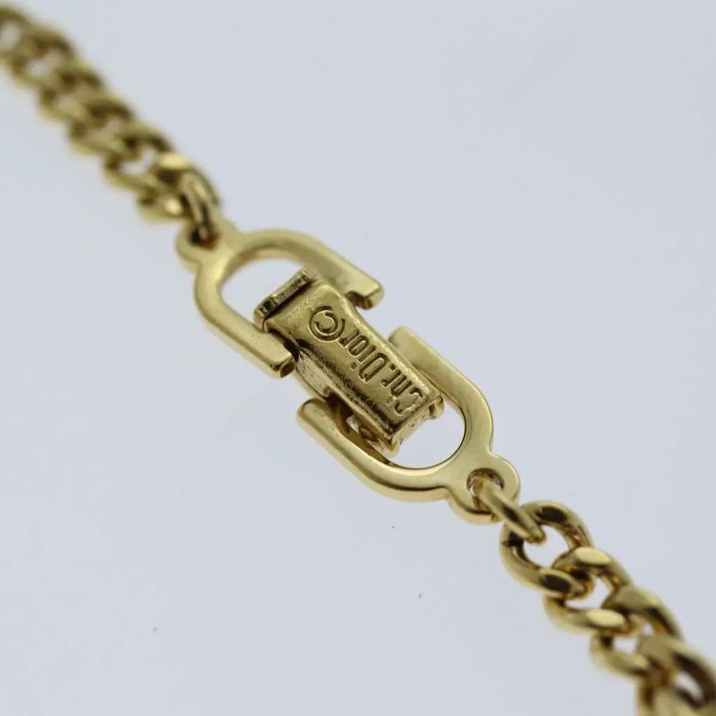 Dior CD Logo Bracelet Gold Metal Good - Model View