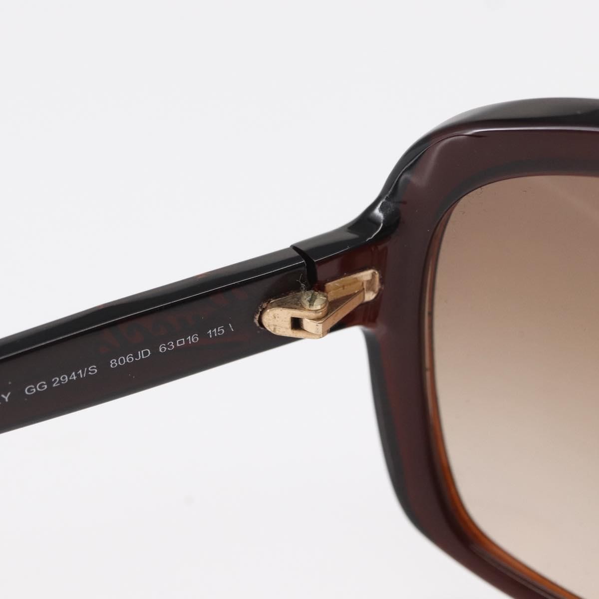 Gucci Eyewear Brown Plastic Good condition - Box View