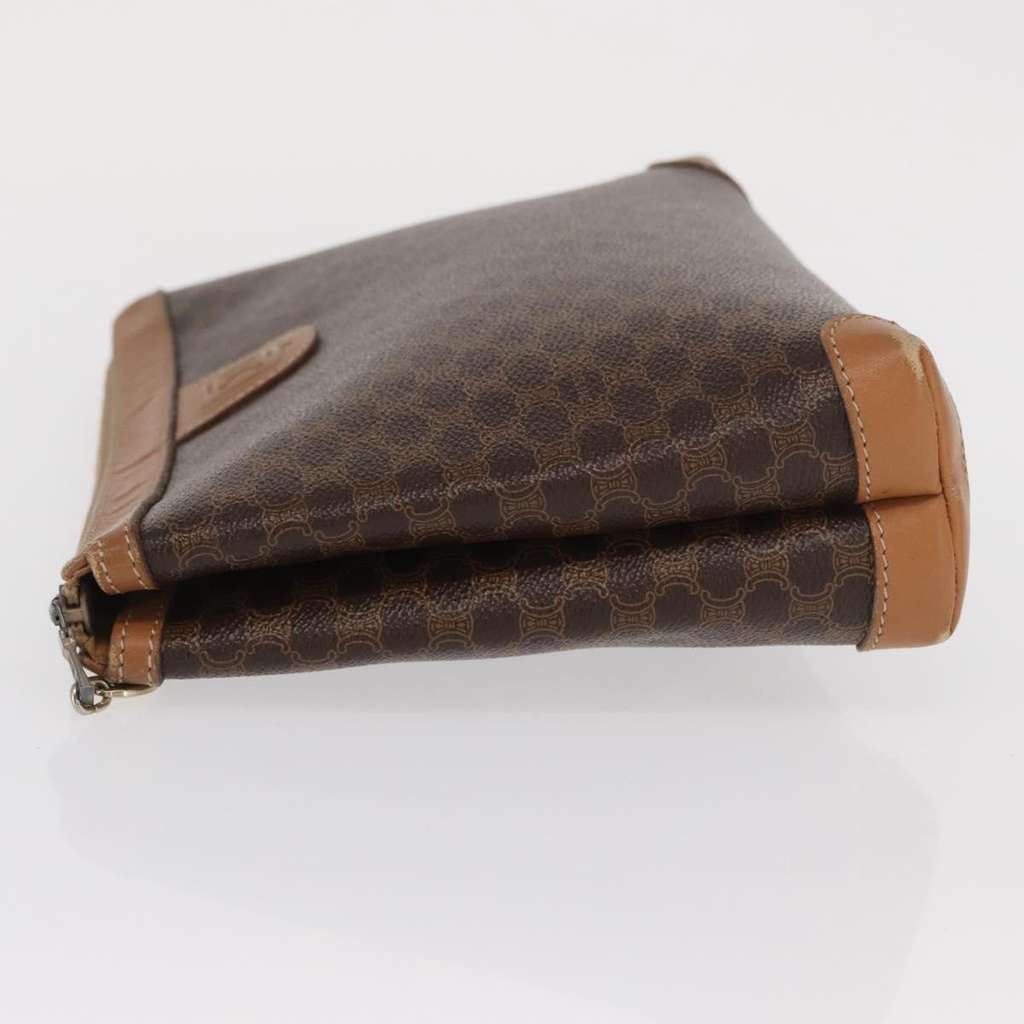 Celine Macadam Pochette Brown Canvas Fair condition - Model View