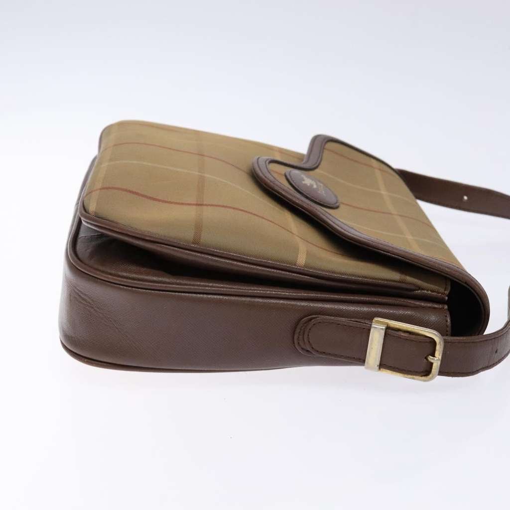 Burberry Nova check Shoulder bag Beige Canvas Good condition - Inside View