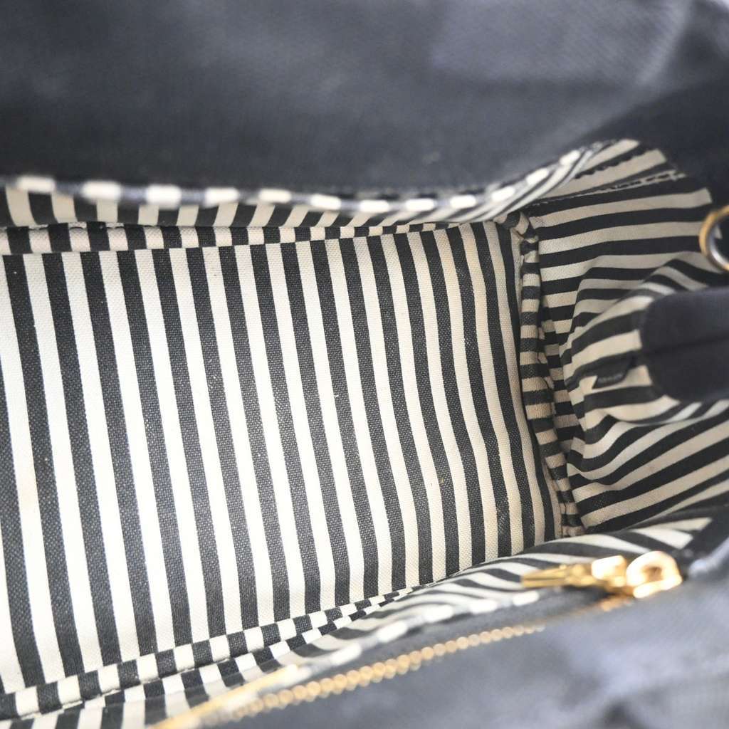 Prada Canapa Convertible Tote Black Canvas Good condition - Box View