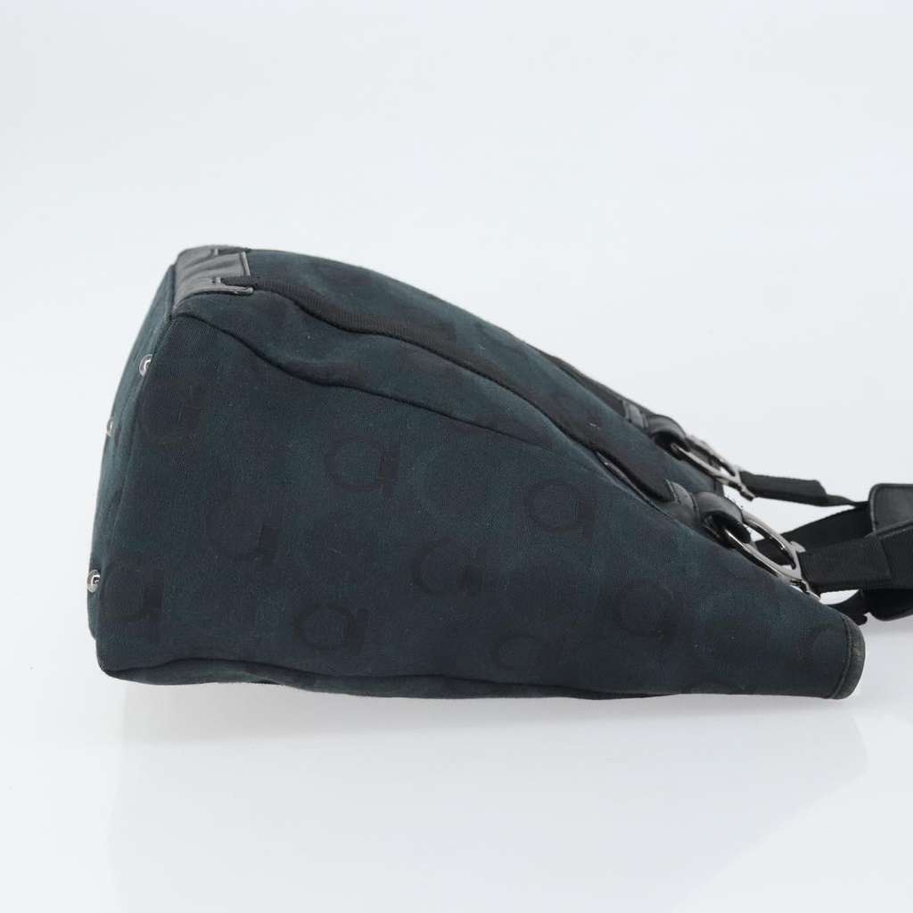 Salvatore Ferragamo Gancini Tote Navy Canvas Good condition - Inside View