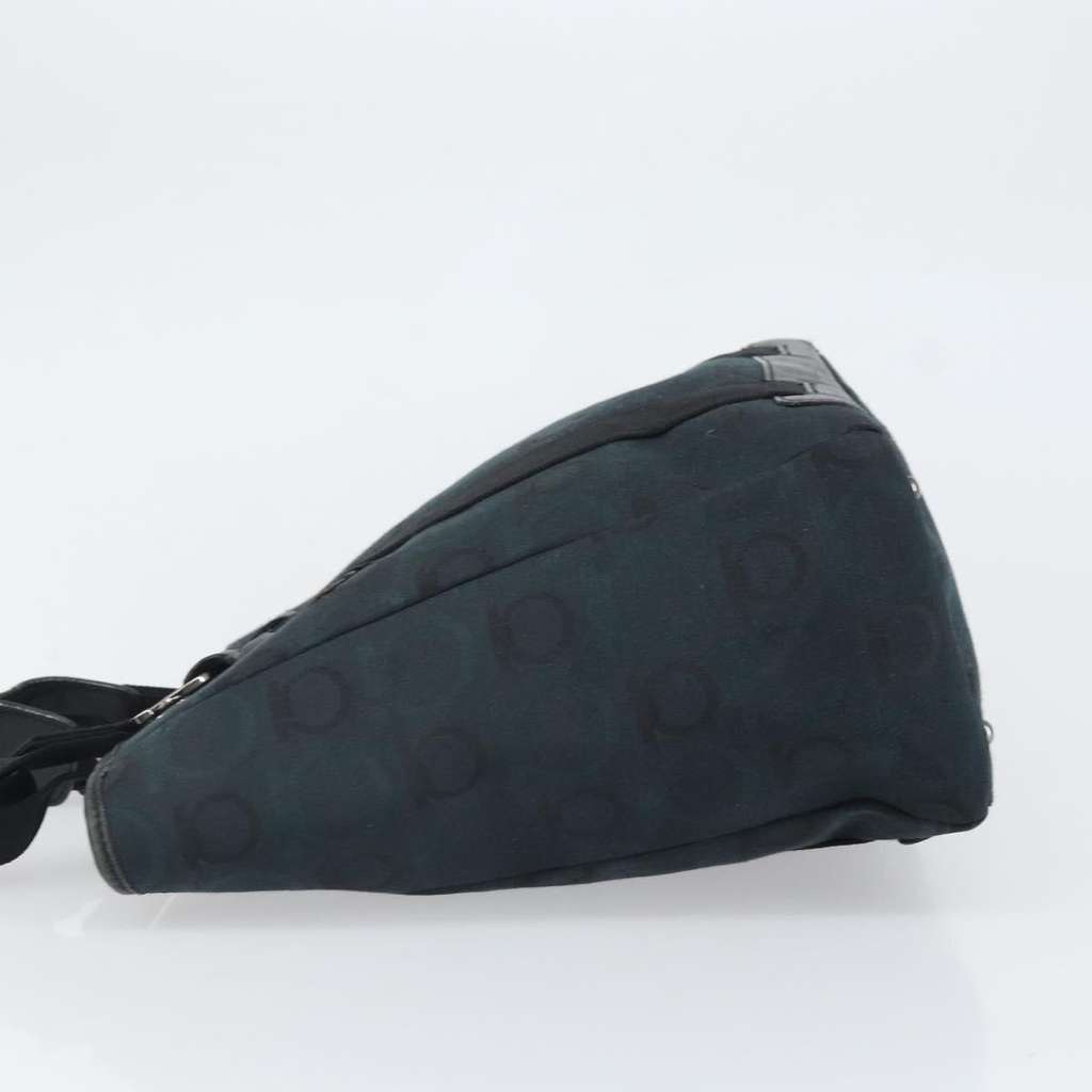 Salvatore Ferragamo Gancini Tote Navy Canvas Good condition - Model View