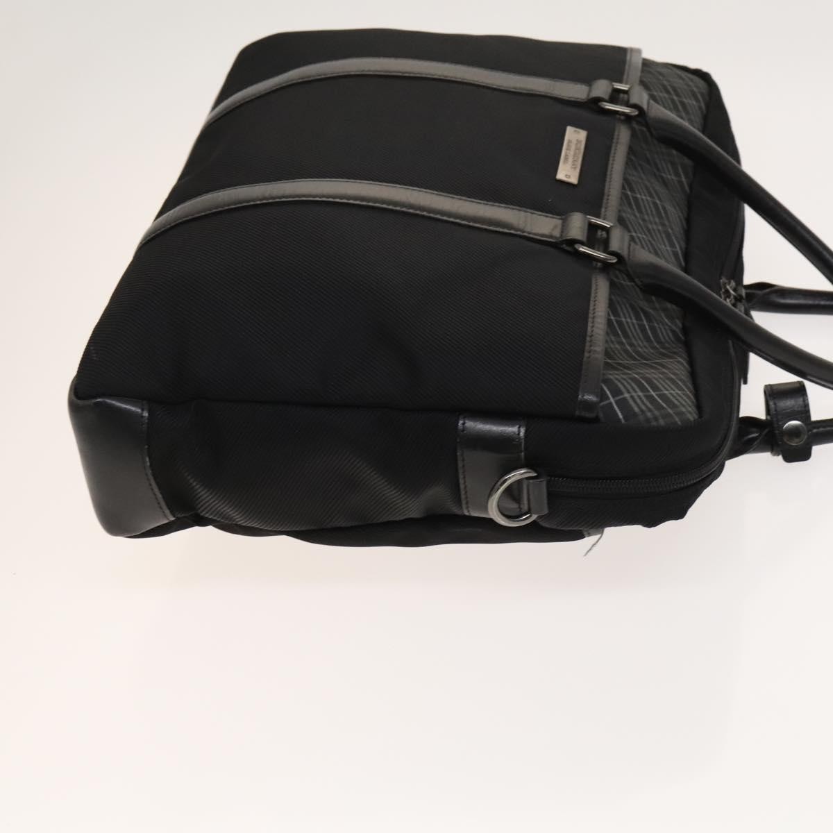 Burberry Black Label Business Bag Black Canvas Good condition - Inside View