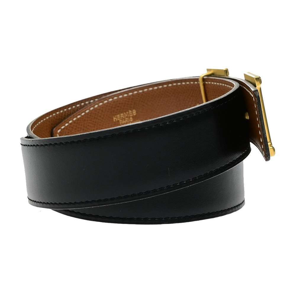 Hermès Constance Reversible Belt Black Leather Very good condition - Inside View