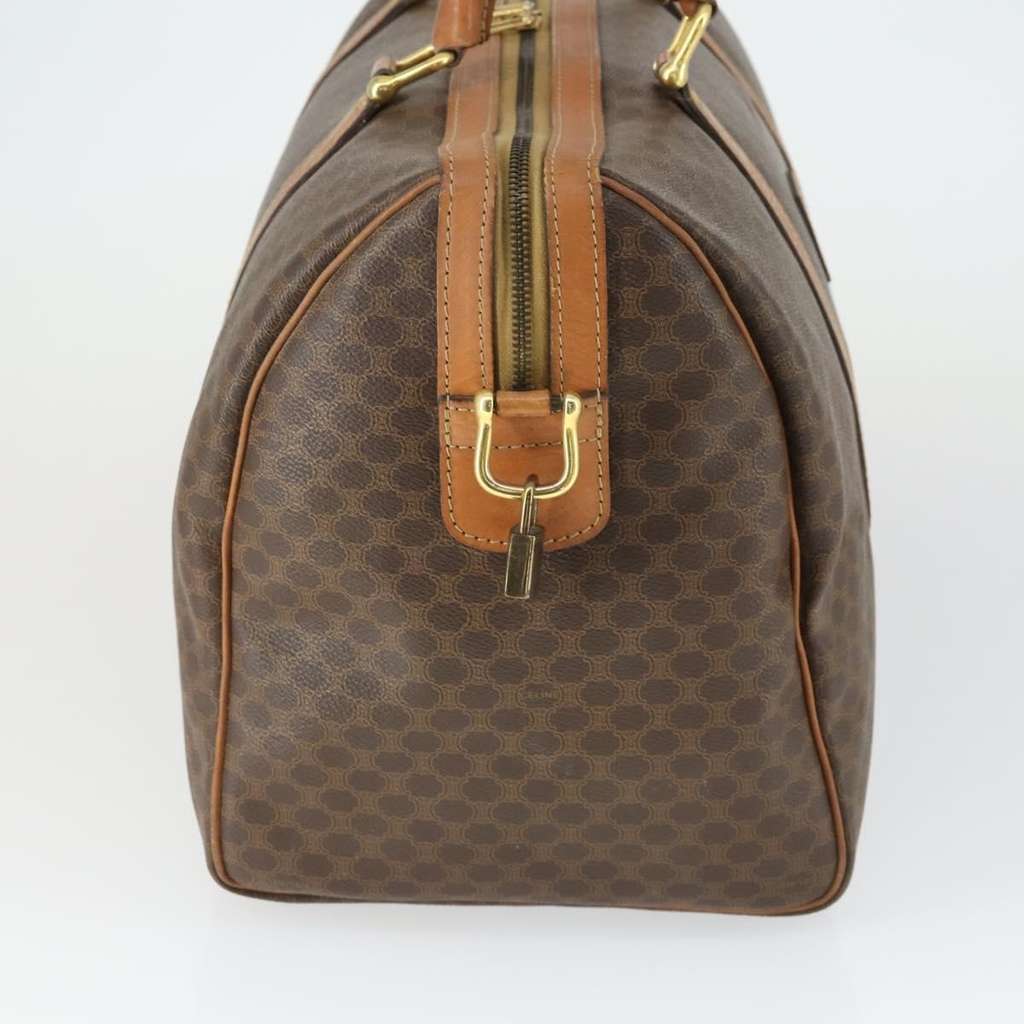 Celine Vintage Macadam Boston bag Brown Good condition - Model View