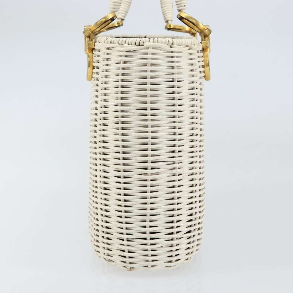 Salvatore Ferragamo Gancini handbag White Fair condition - Inside View