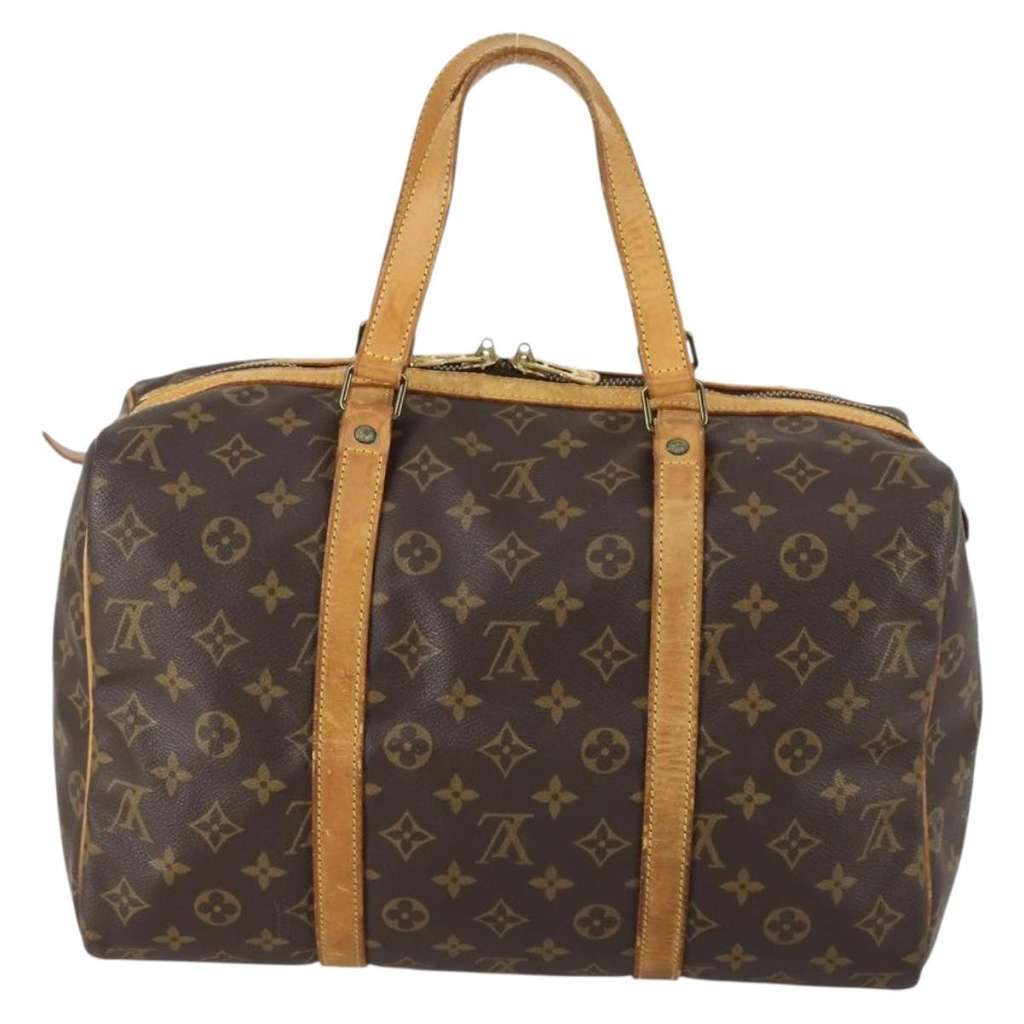 Louis Vuitton Sac Souple Handbag Brown Canvas Good condition - Back View