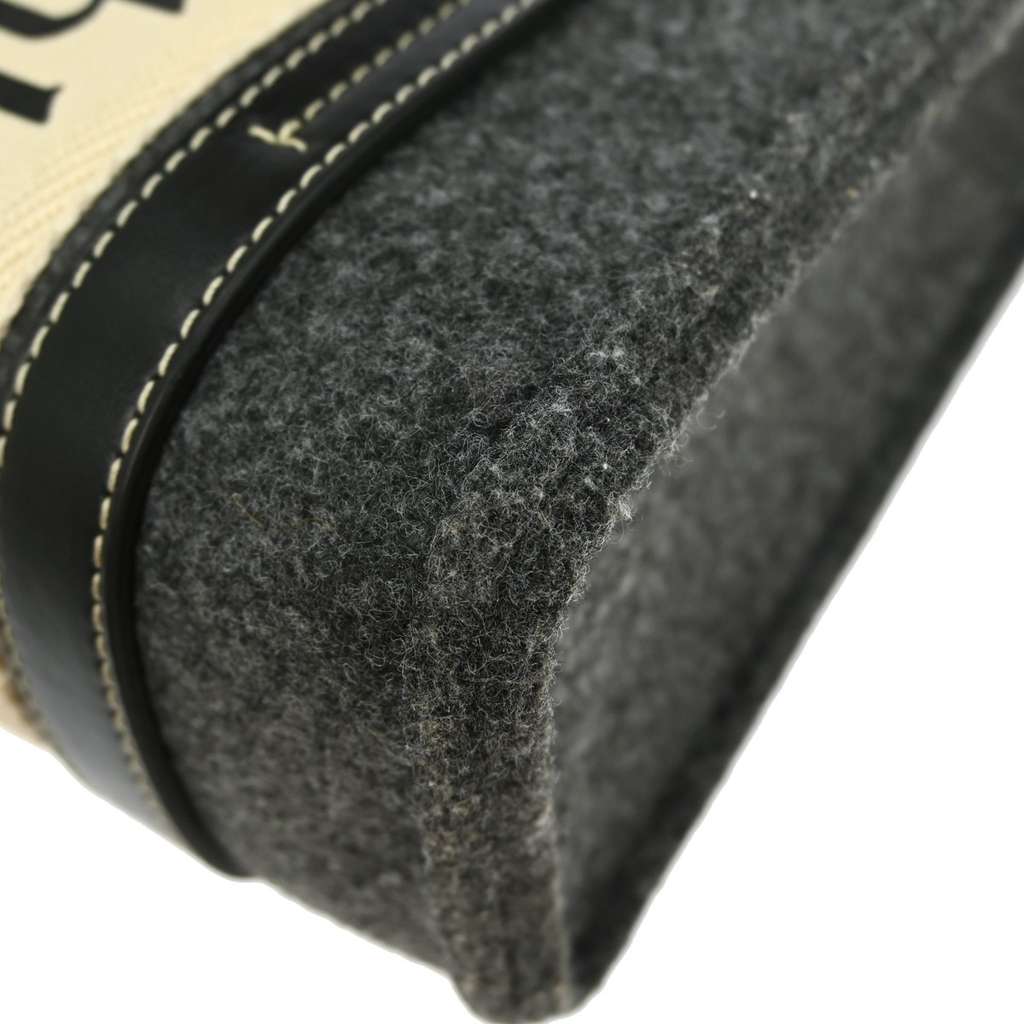 Chloe Woody Convertible Tote Other Canvas Good condition - Box View