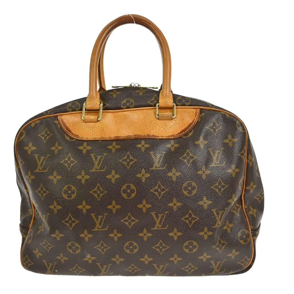 Louis Vuitton Deauville Handbag Brown Canvas Fair condition - Back View