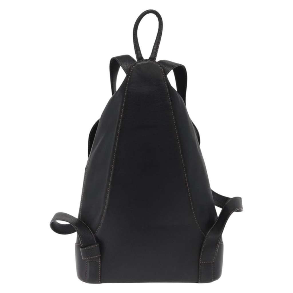 Loewe Anton Backpack Black Leather Good condition - Back View