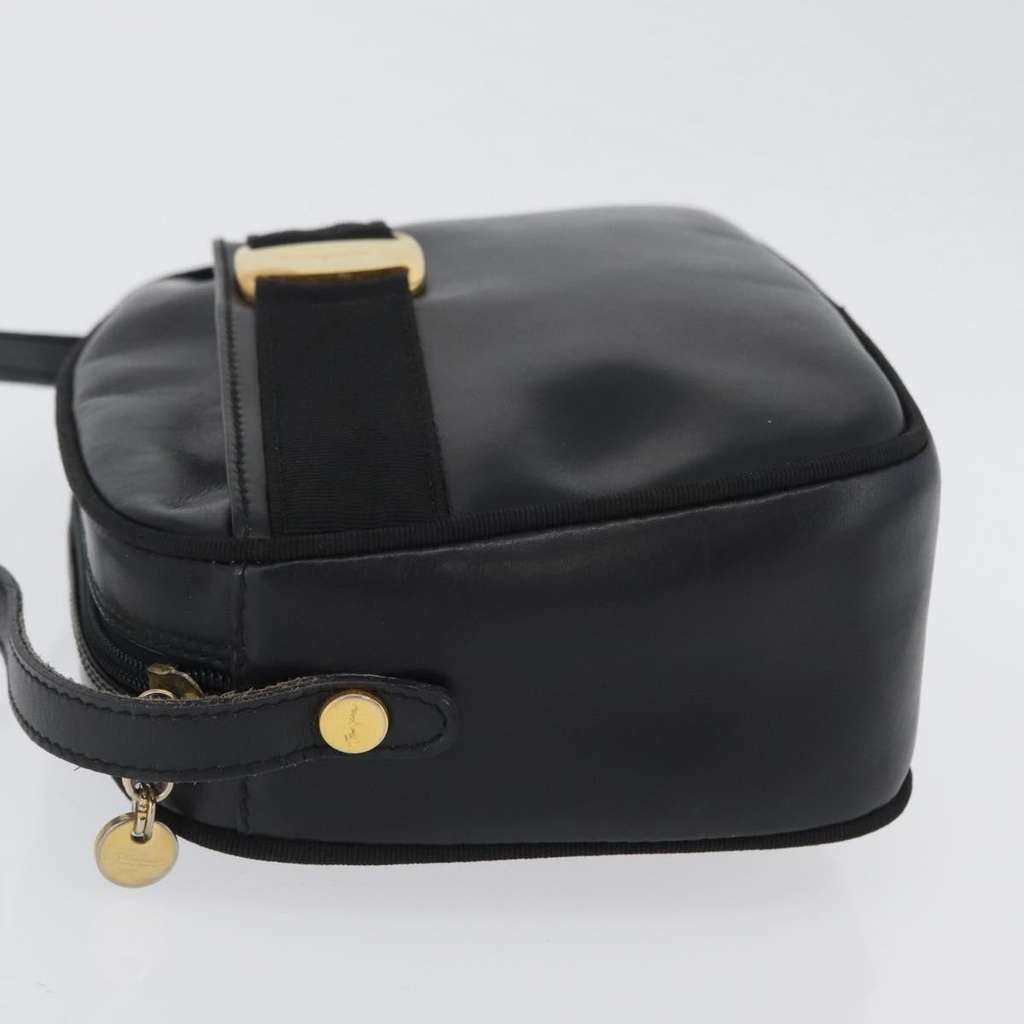 Salvatore Ferragamo Vara Bow camera Shoulder Bag Black Leather Good condition - Model View
