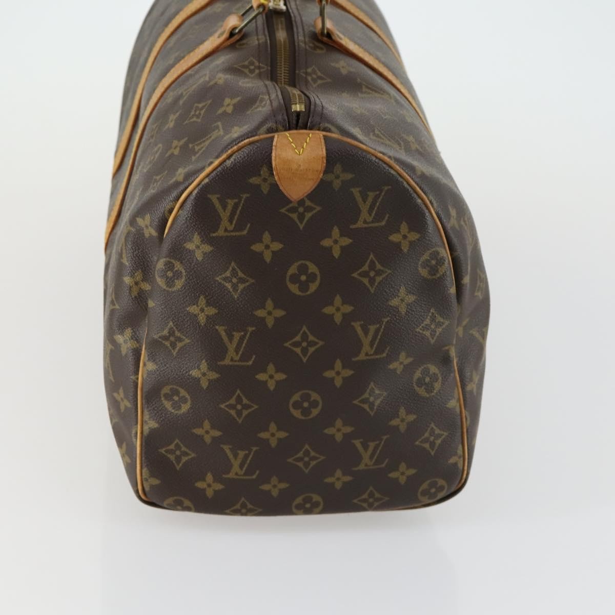 Louis Vuitton Keepall Bag Brown Canvas Good condition - Model View