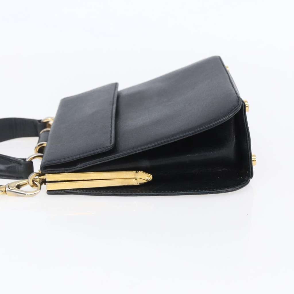 Salvatore Ferragamo Vintage Shoulder Bag Black Leather Good condition - Inside View