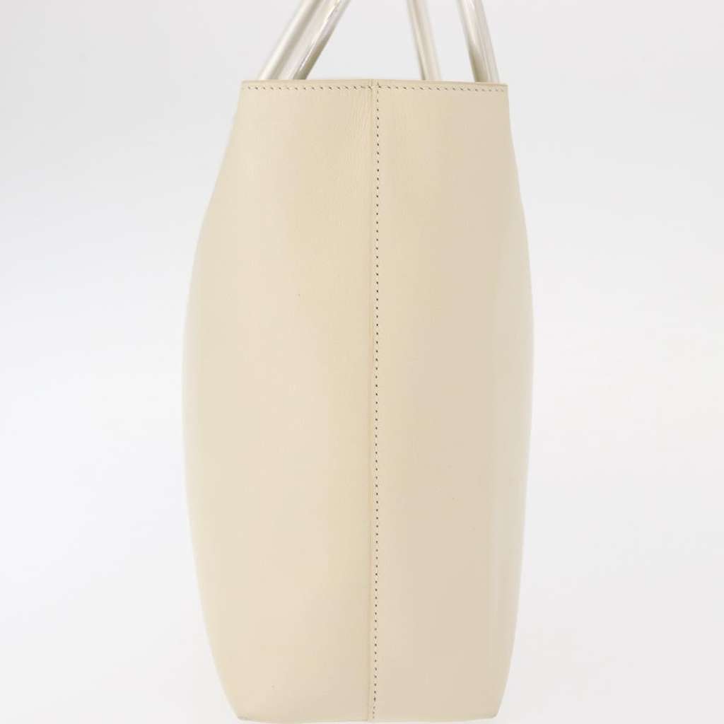 Prada Vintage Tote White Leather Good condition - Box View