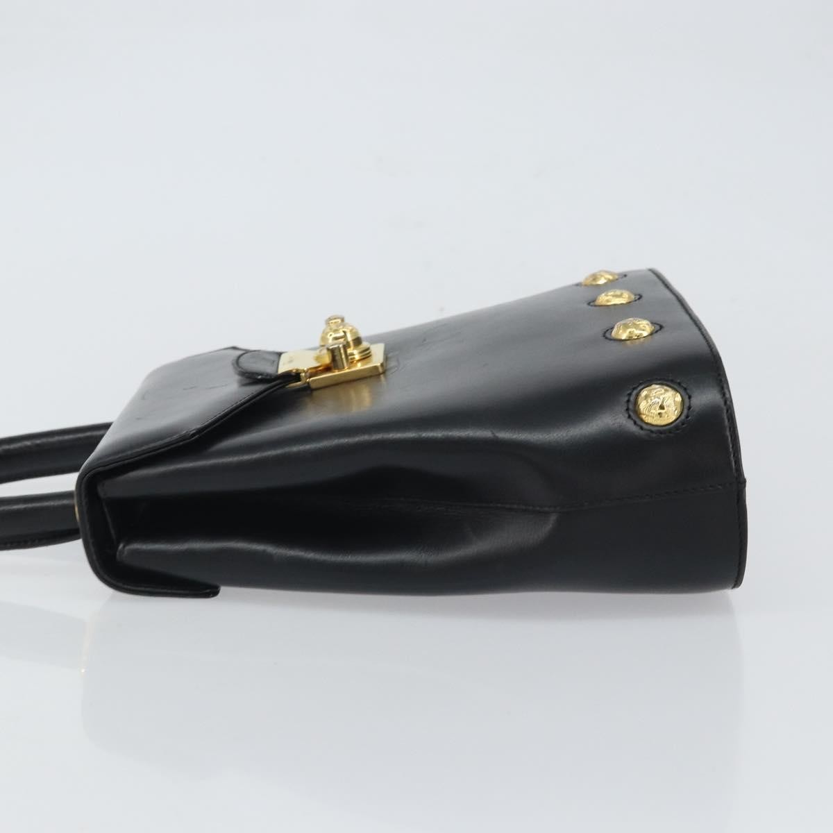 Salvatore Ferragamo Vintage Handbag Black Leather Fair condition - Model View