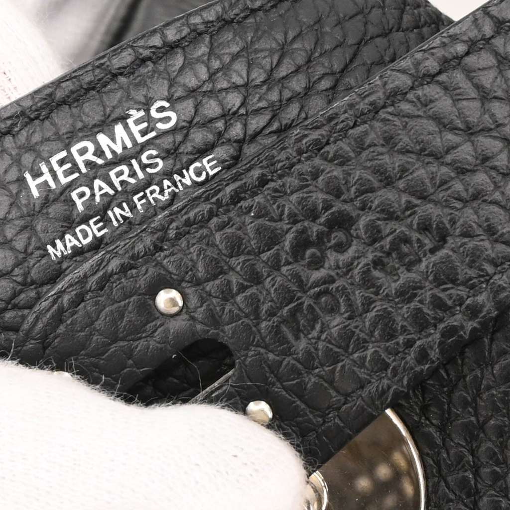 Hermès Lindy Bag Black Leather Good condition - Model View