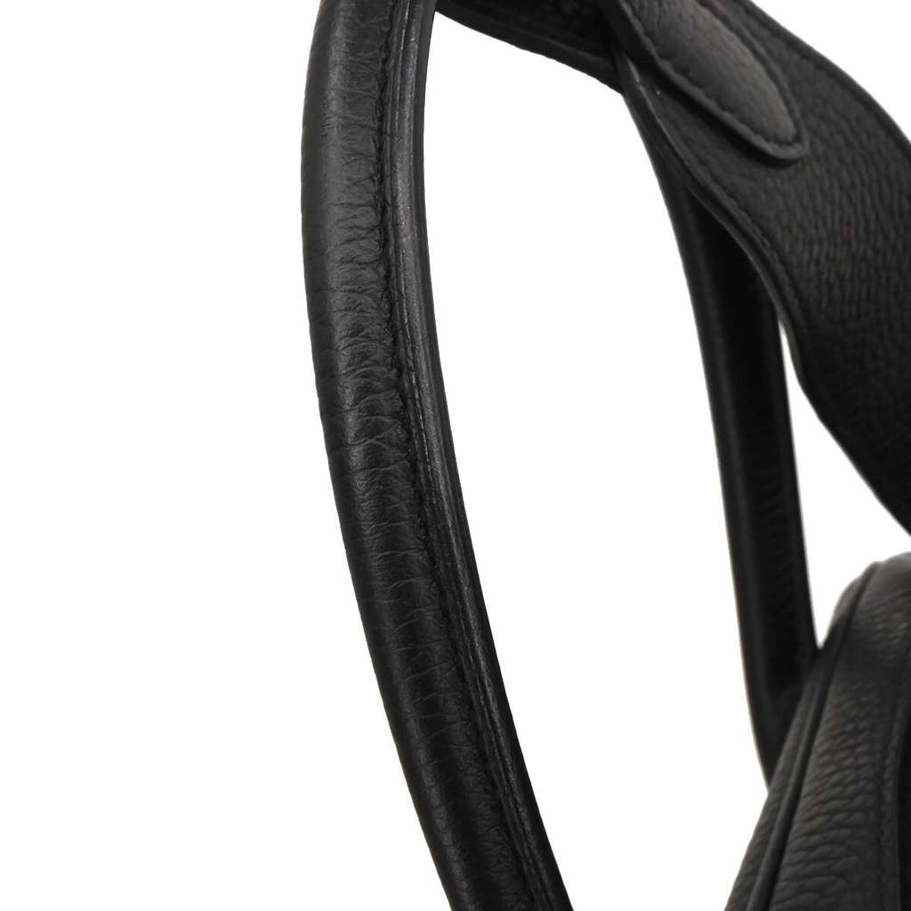 Hermès Lindy Bag Black Leather Good condition - Box View