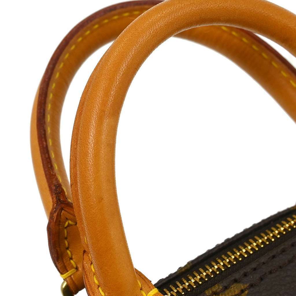 Louis Vuitton Speedy Mini HL Handbag Brown Canvas Good condition - Box View