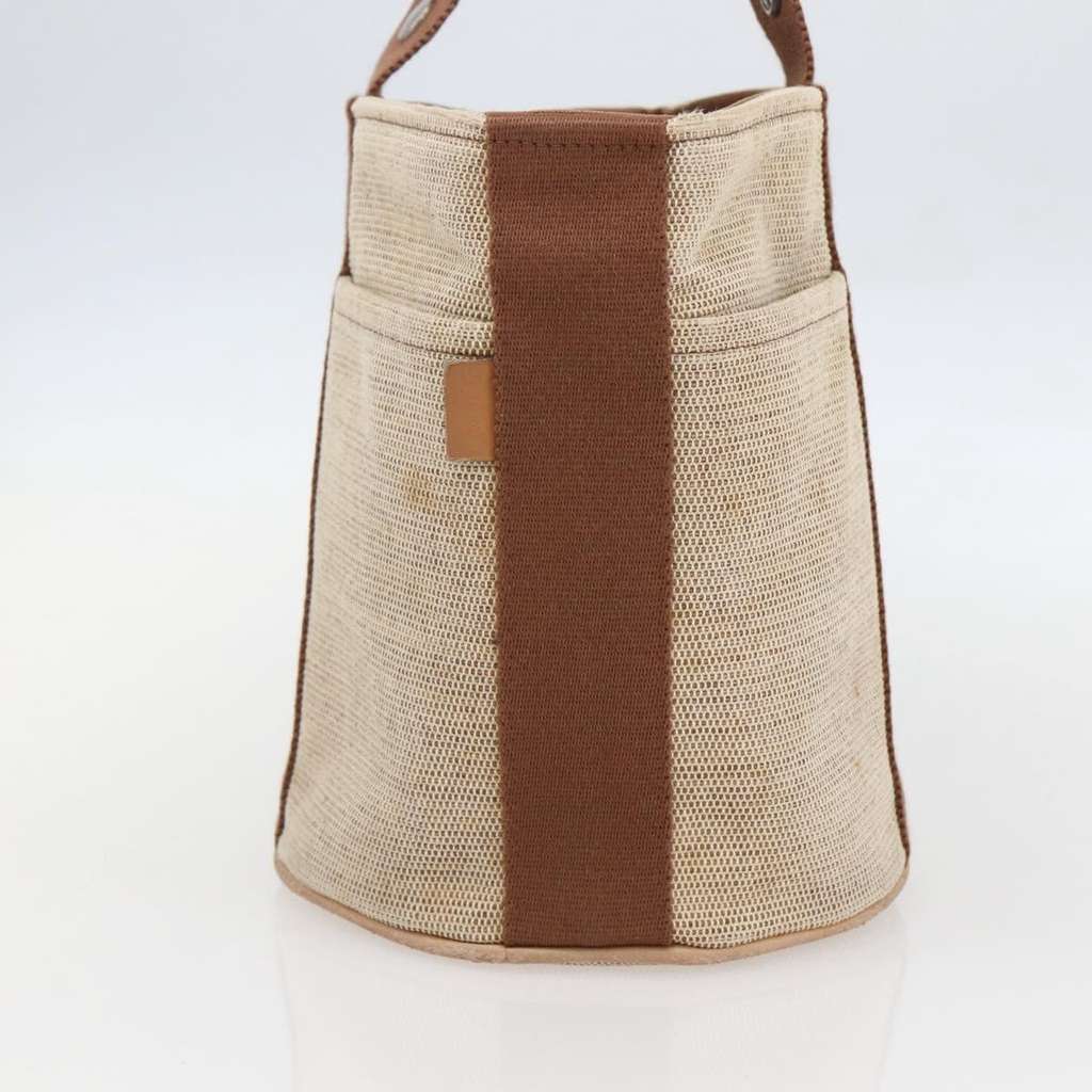 Hermès Saxo Handbag Beige Canvas Good condition - Inside View
