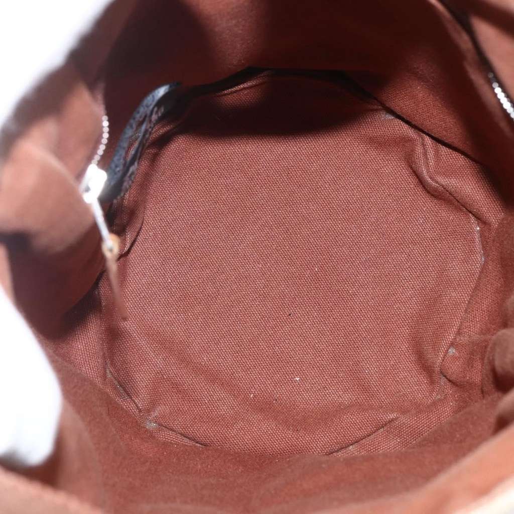 Hermès Saxo Handbag Beige Canvas Good condition - Box View