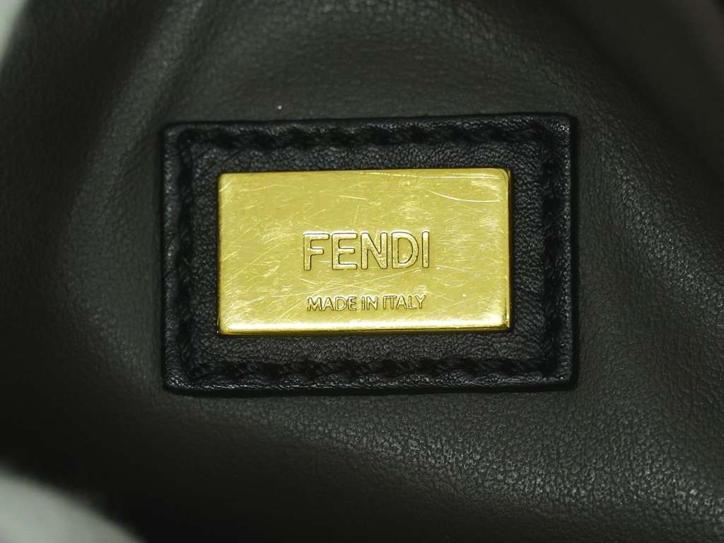Fendi 2Jours Bag Black Leather Good condition - Box View