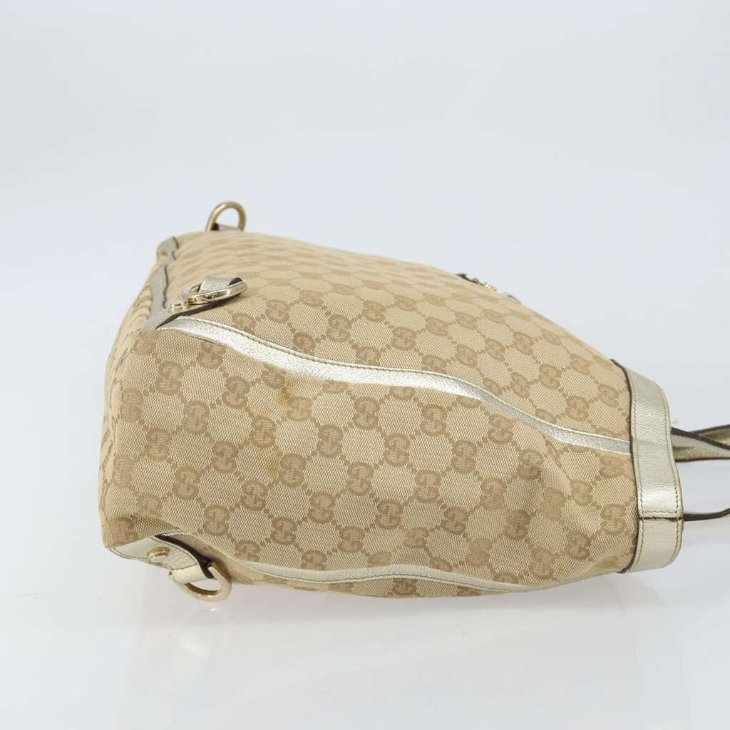 Gucci Abbey D-Ring Tote (Outlet) Beige Canvas Good condition - Inside View