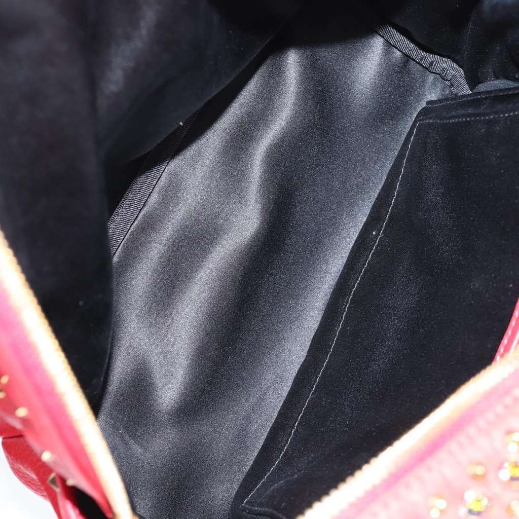 Mcm Vintage Vicetos Backpack Red Leather Good condition - Box View