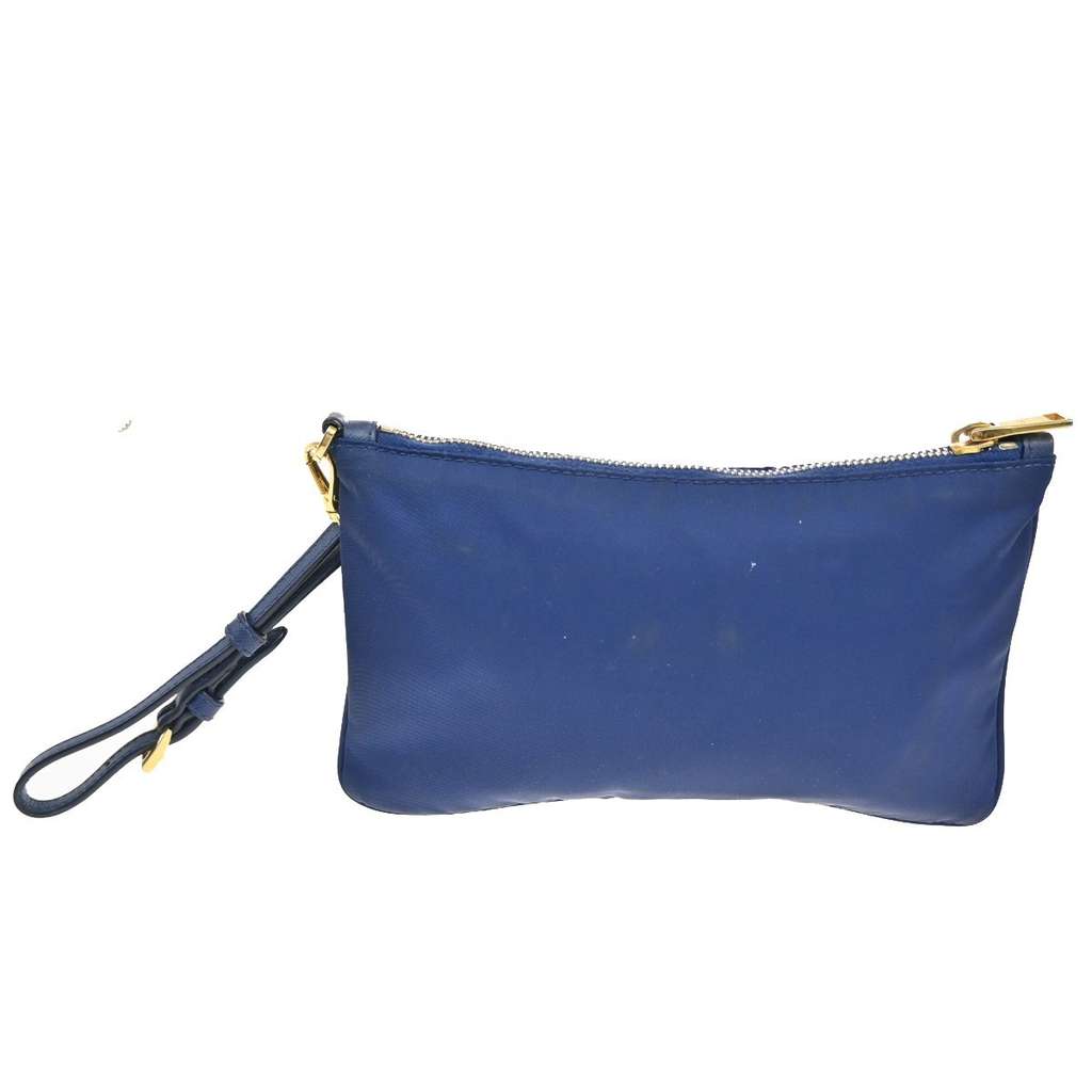 Prada Vintage Pouch Blue Fair condition - Back View
