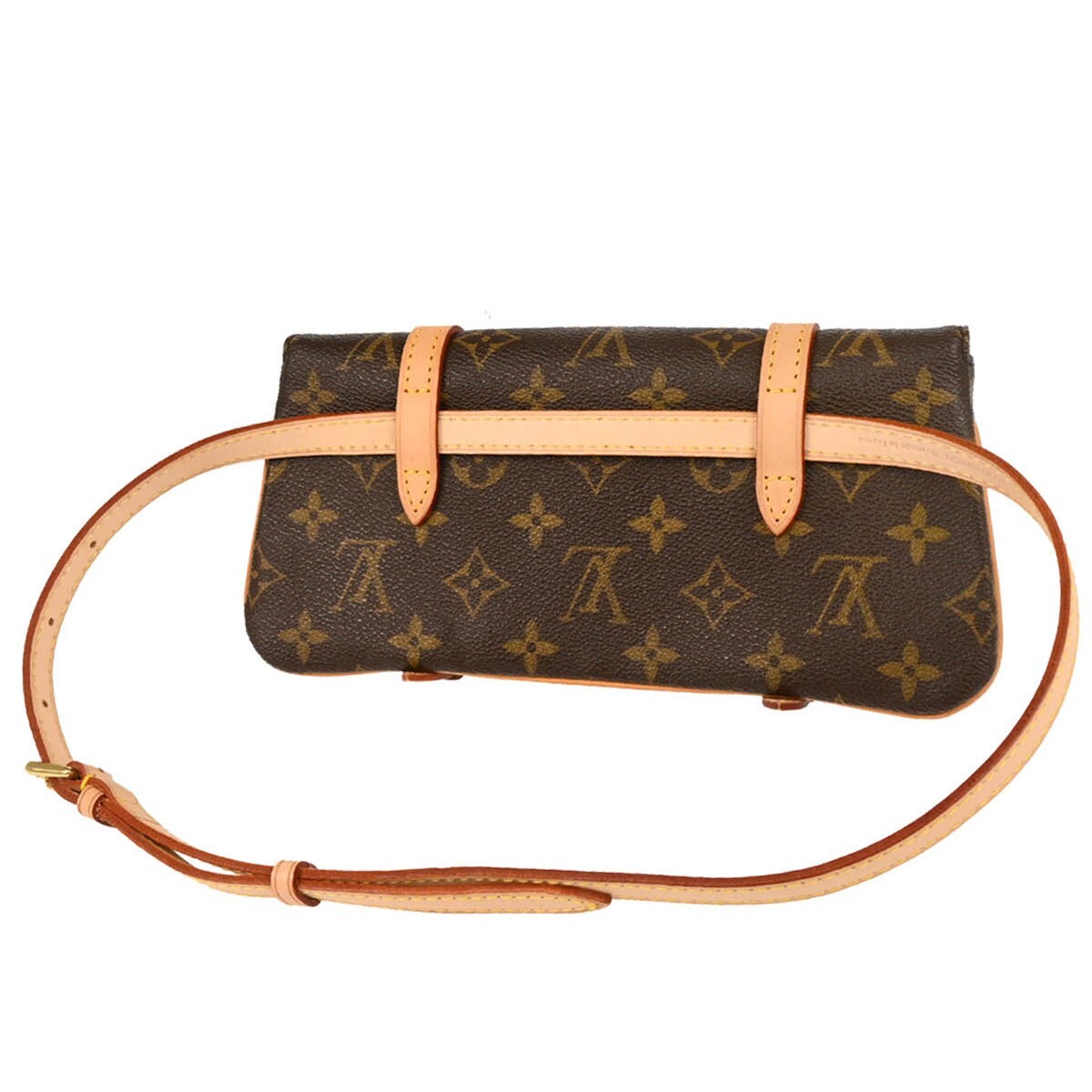 Louis Vuitton Marelle Waist Bag Brown Canvas Very good condition - Back View