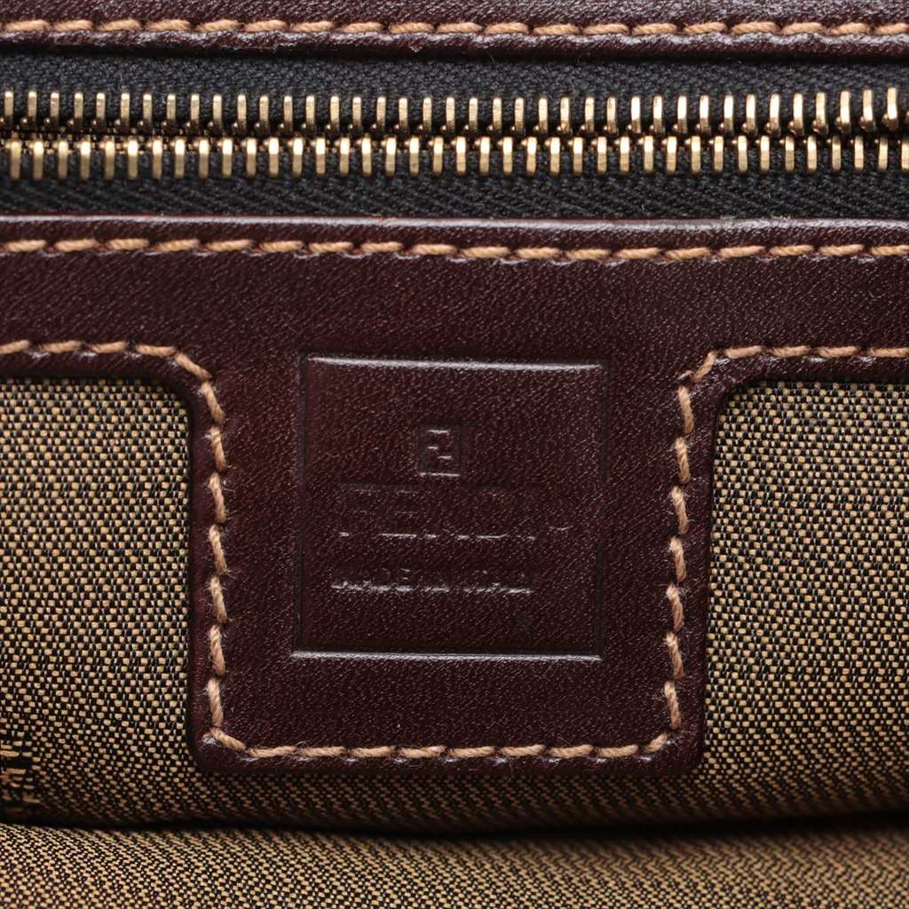 Fendi Vintage Zucca Handbag Brown Canvas Good condition - Model View