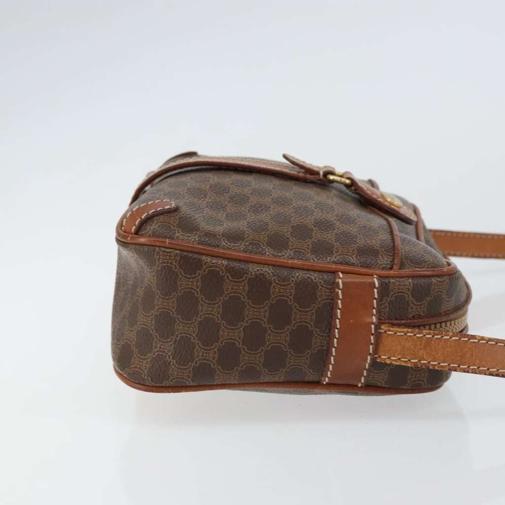 Celine Vintage Macadam Shoulder Bag Brown Fair condition - Inside View