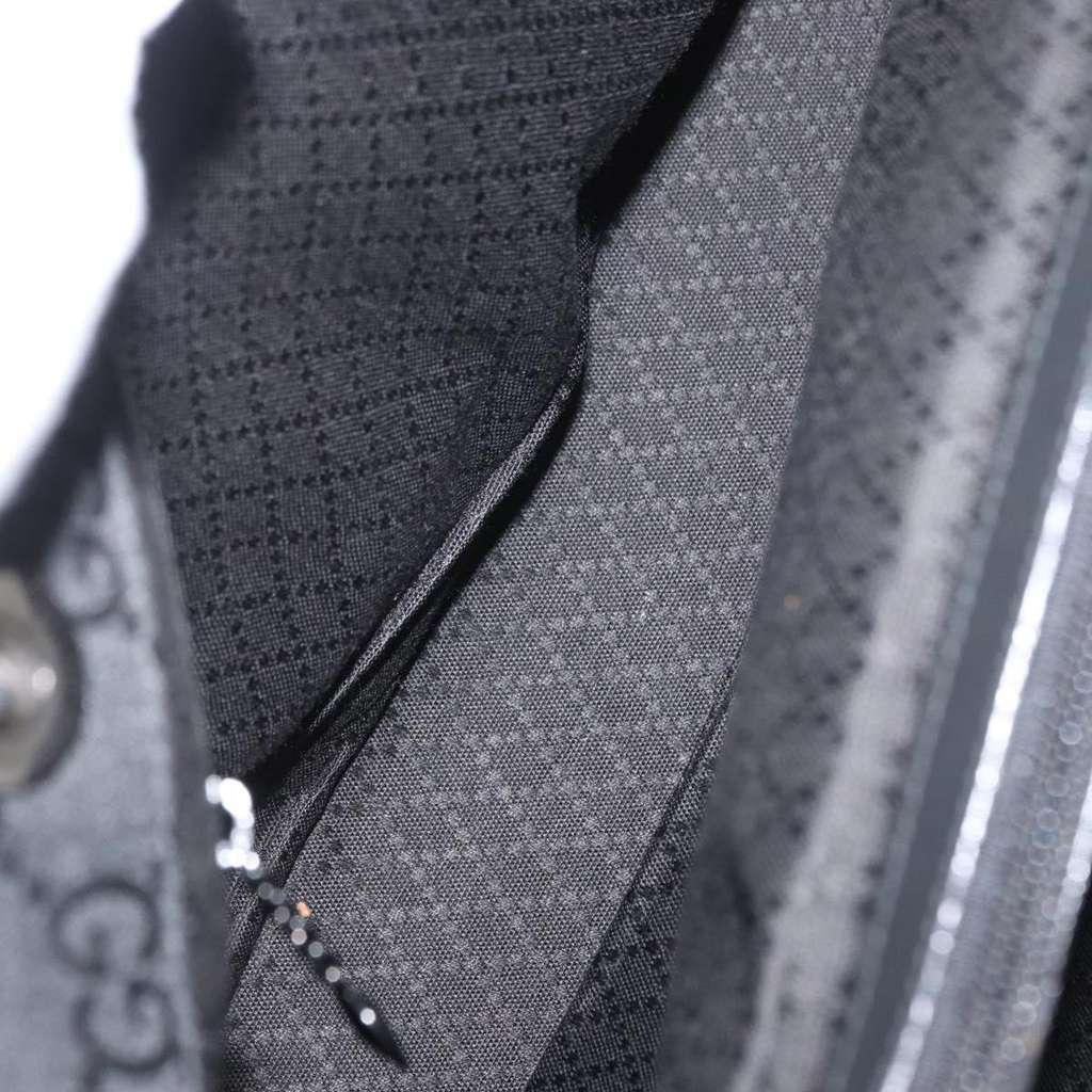 Gucci Bamboo tote bag Black Canvas Good condition - Box View