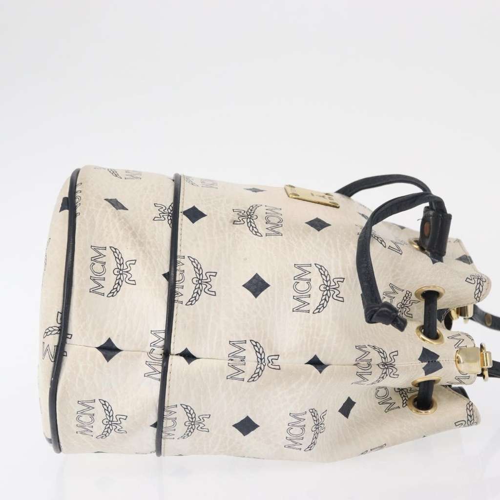 Mcm Drawstring Shoulder Bag White Good condition - Inside View