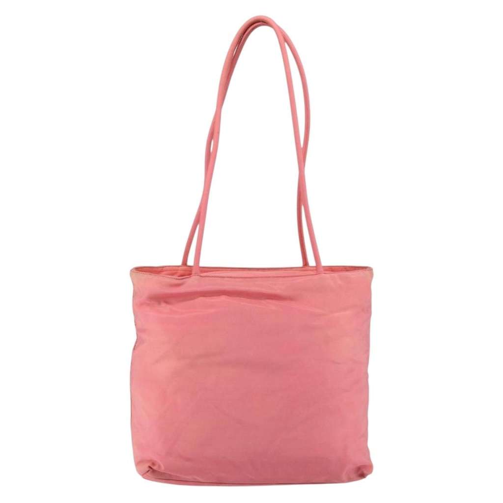Prada Vintage Zip Tote Pink Good condition - Back View