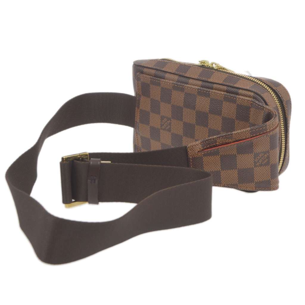Louis Vuitton Geronimos Waist Bag Brown Canvas Good condition - Back View