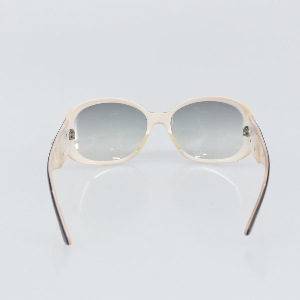 Chanel Camélia sunglasses White Plastic Good condition - Back View