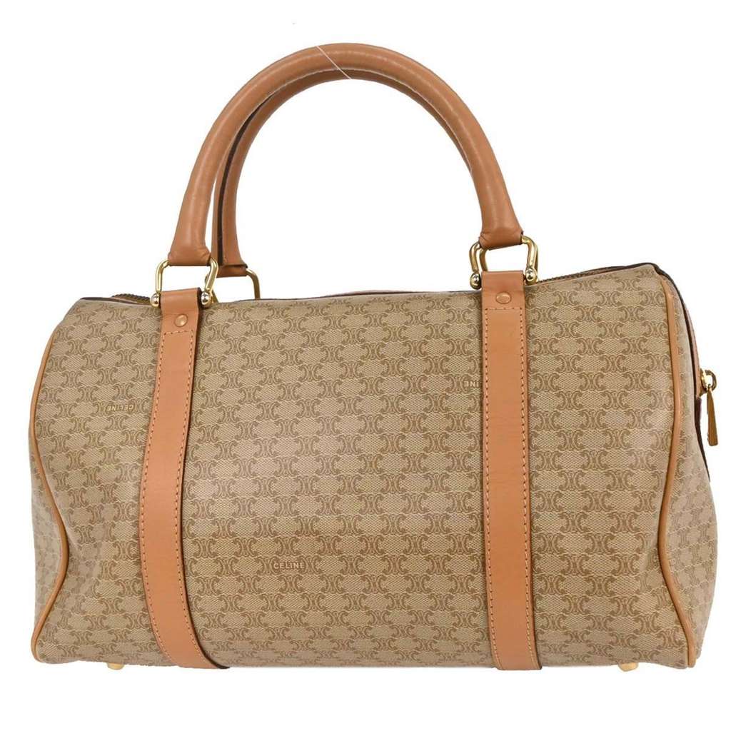 Celine Vintage Duffle Bag Beige Good condition - Back View