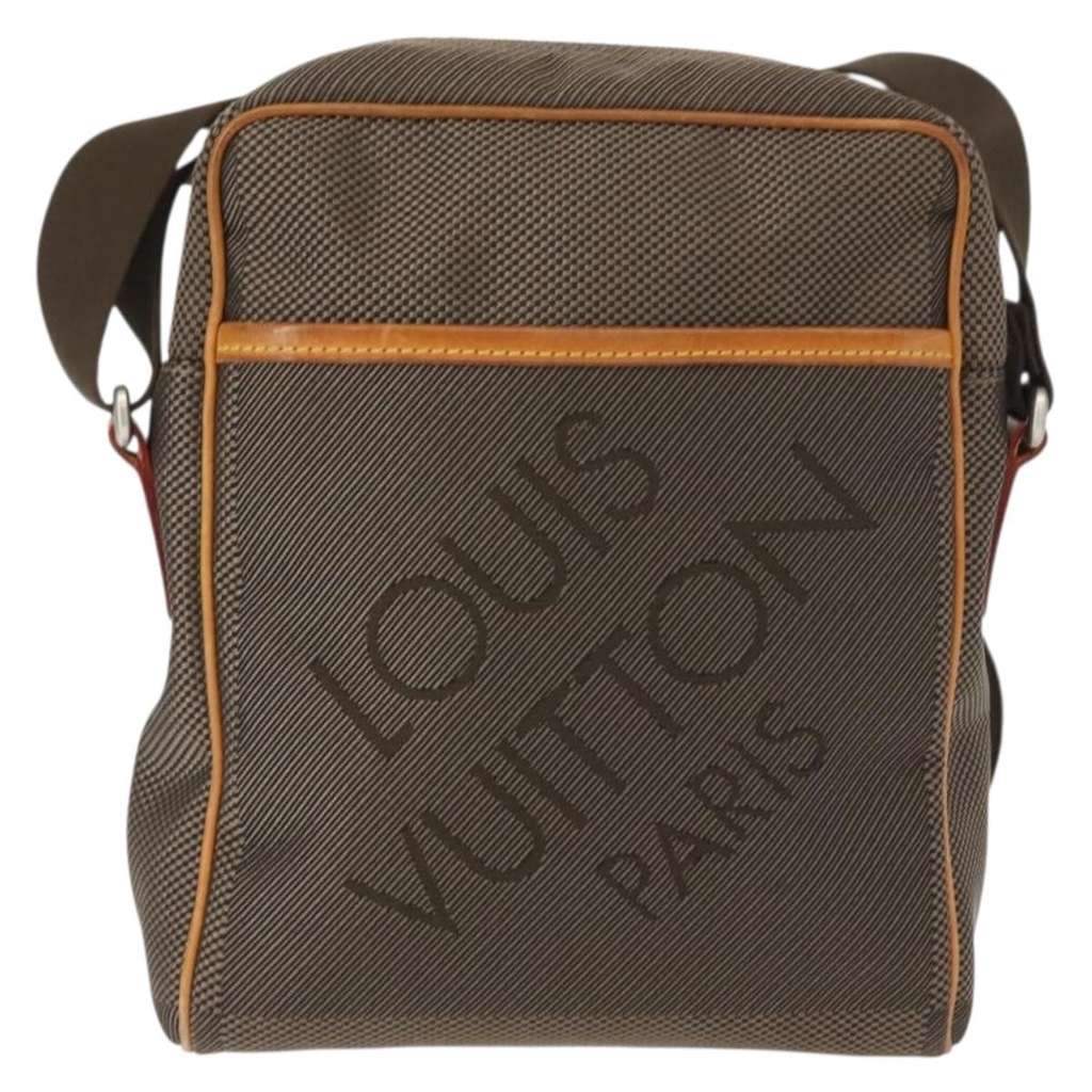 Louis Vuitton Citadin Messenger Bag Brown Canvas Good condition - Back View