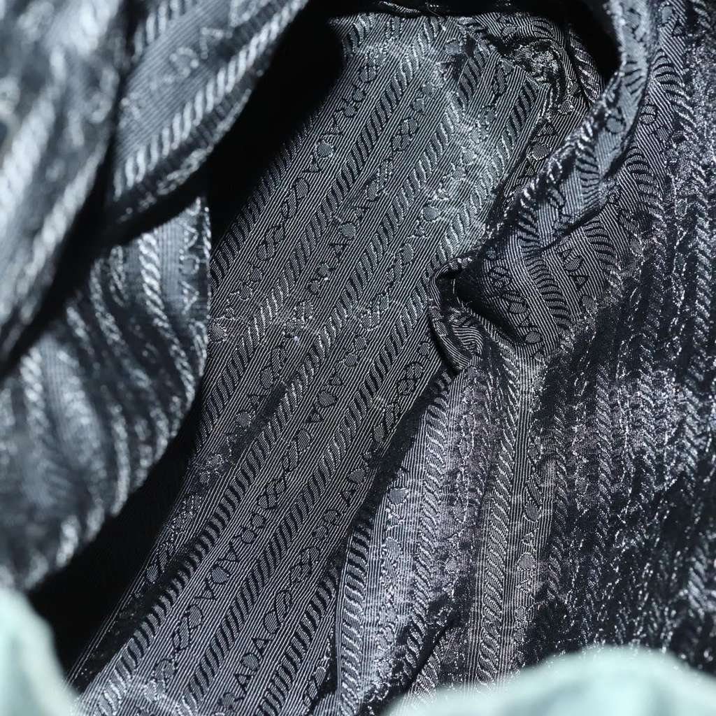 Prada Vela Double Front Pocket Backpack Green Good condition - Box View