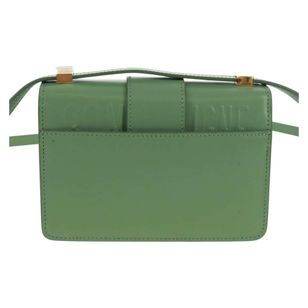 Christian Dior 30 Montaigne Flap Bag Green Leather Good condition - Back View