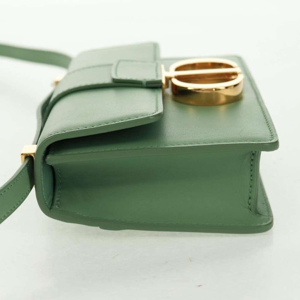 Christian Dior 30 Montaigne Flap Bag Green Leather Good condition - Inside View