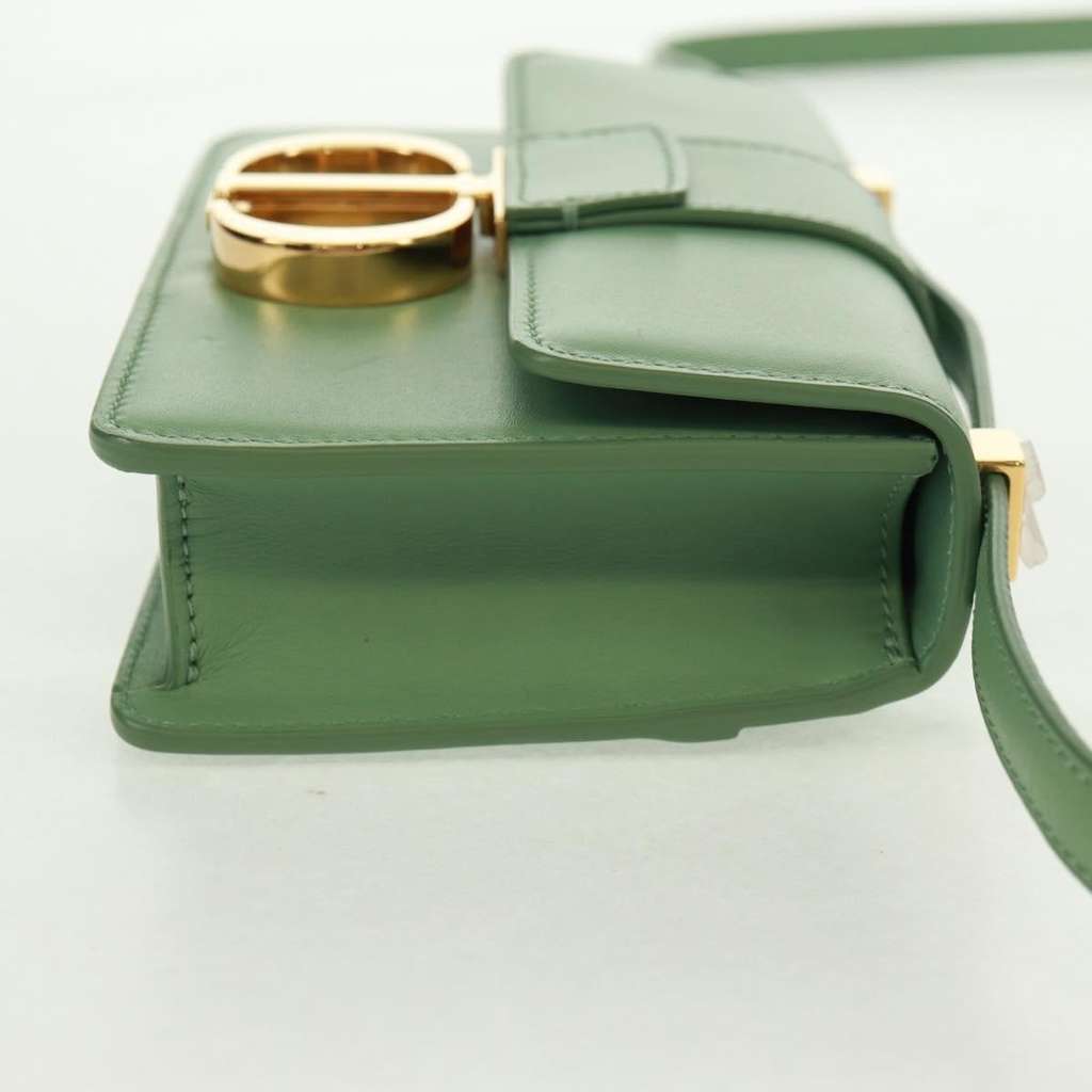 Christian Dior 30 Montaigne Flap Bag Green Leather Good condition - Model View